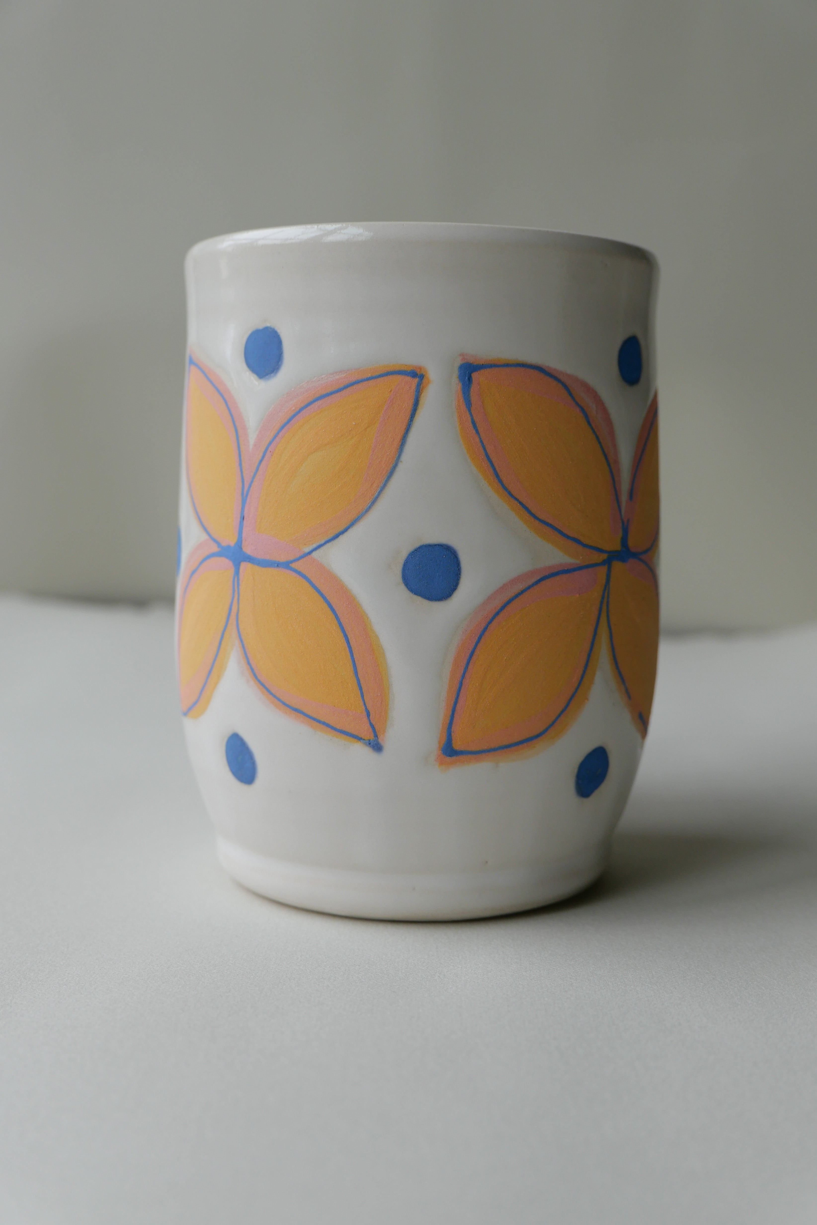 geometric floral mug no. 2