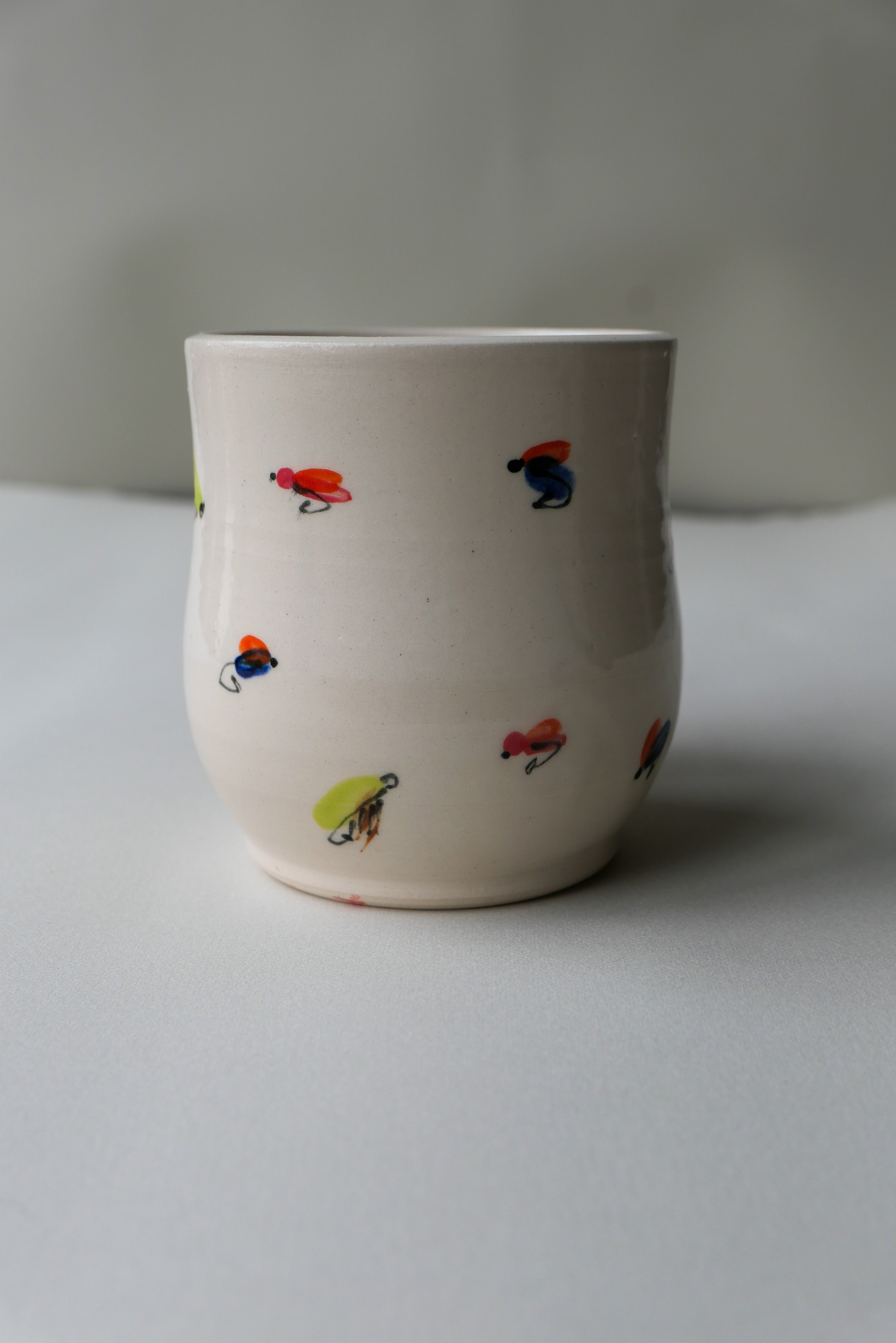 trout fly small mug