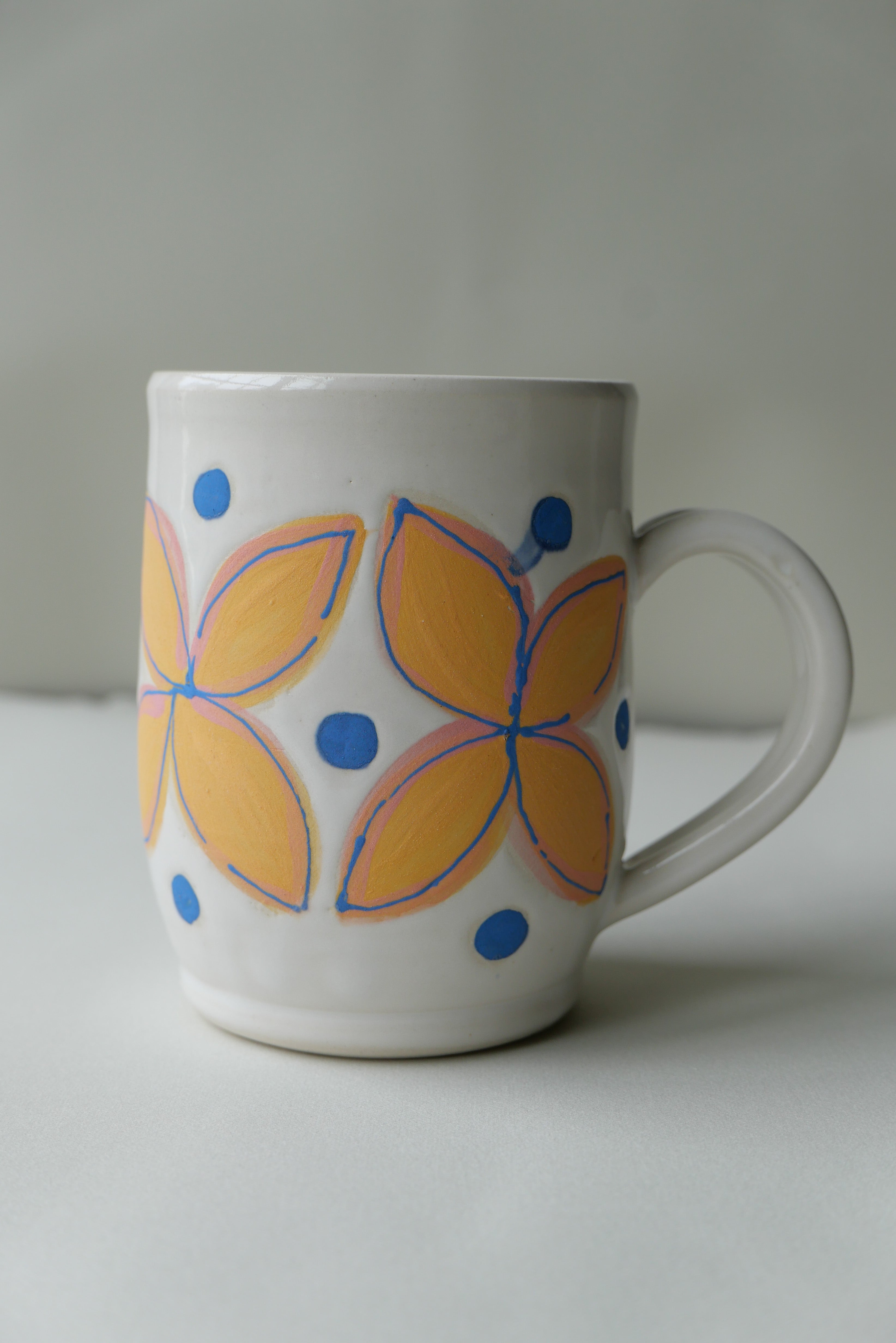 geometric floral mug no. 2
