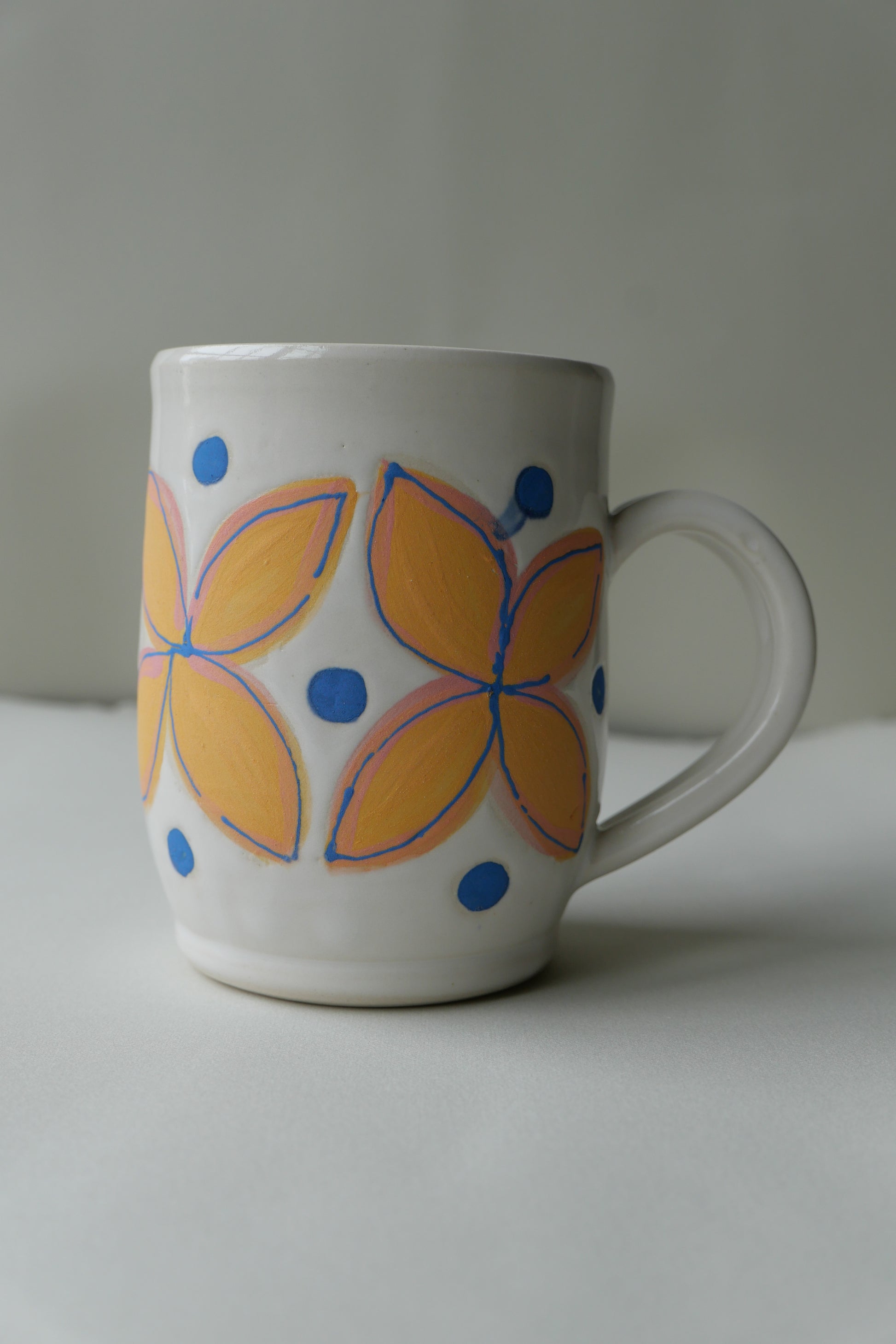geometric floral mug no. 2