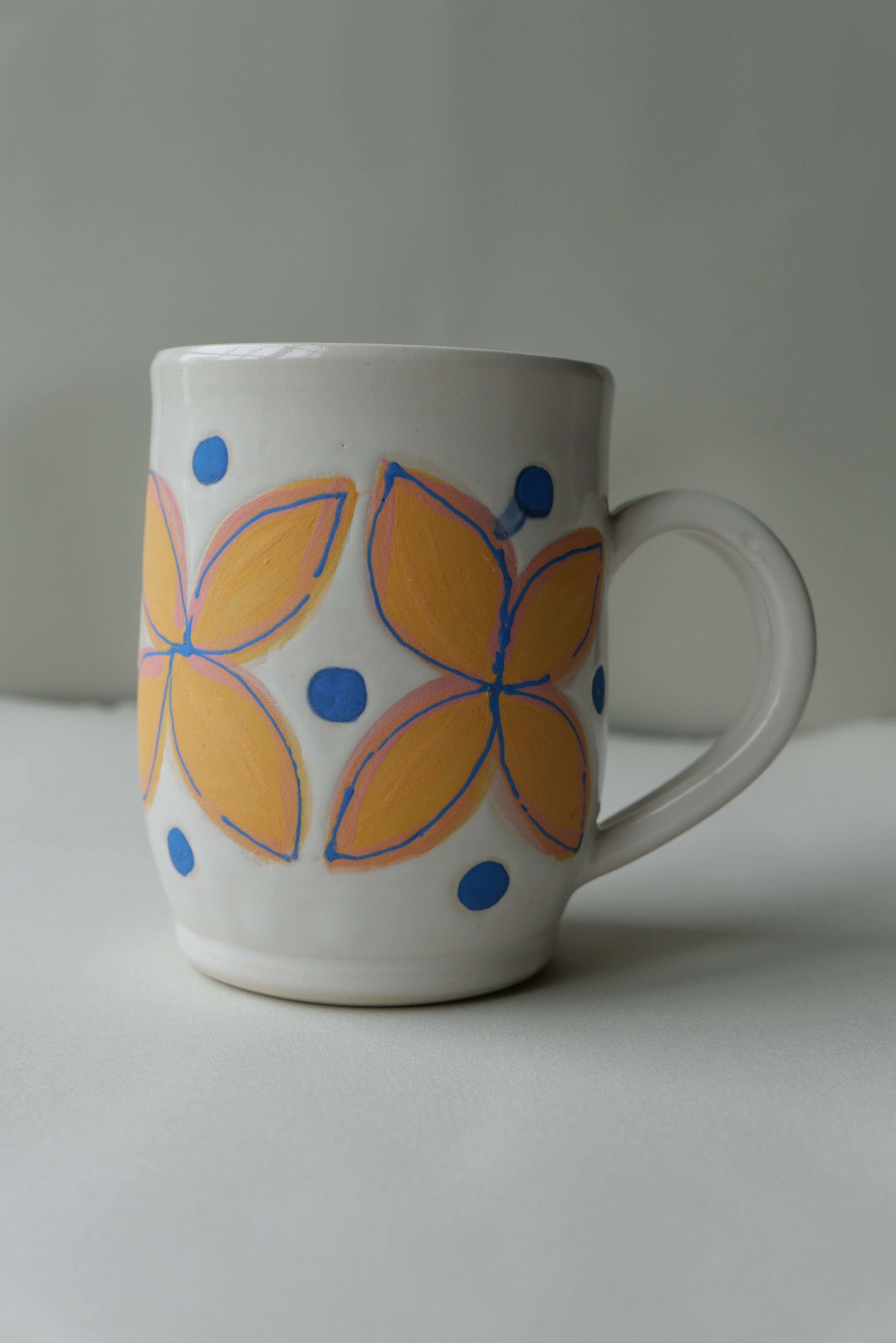 geometric floral mug no. 2