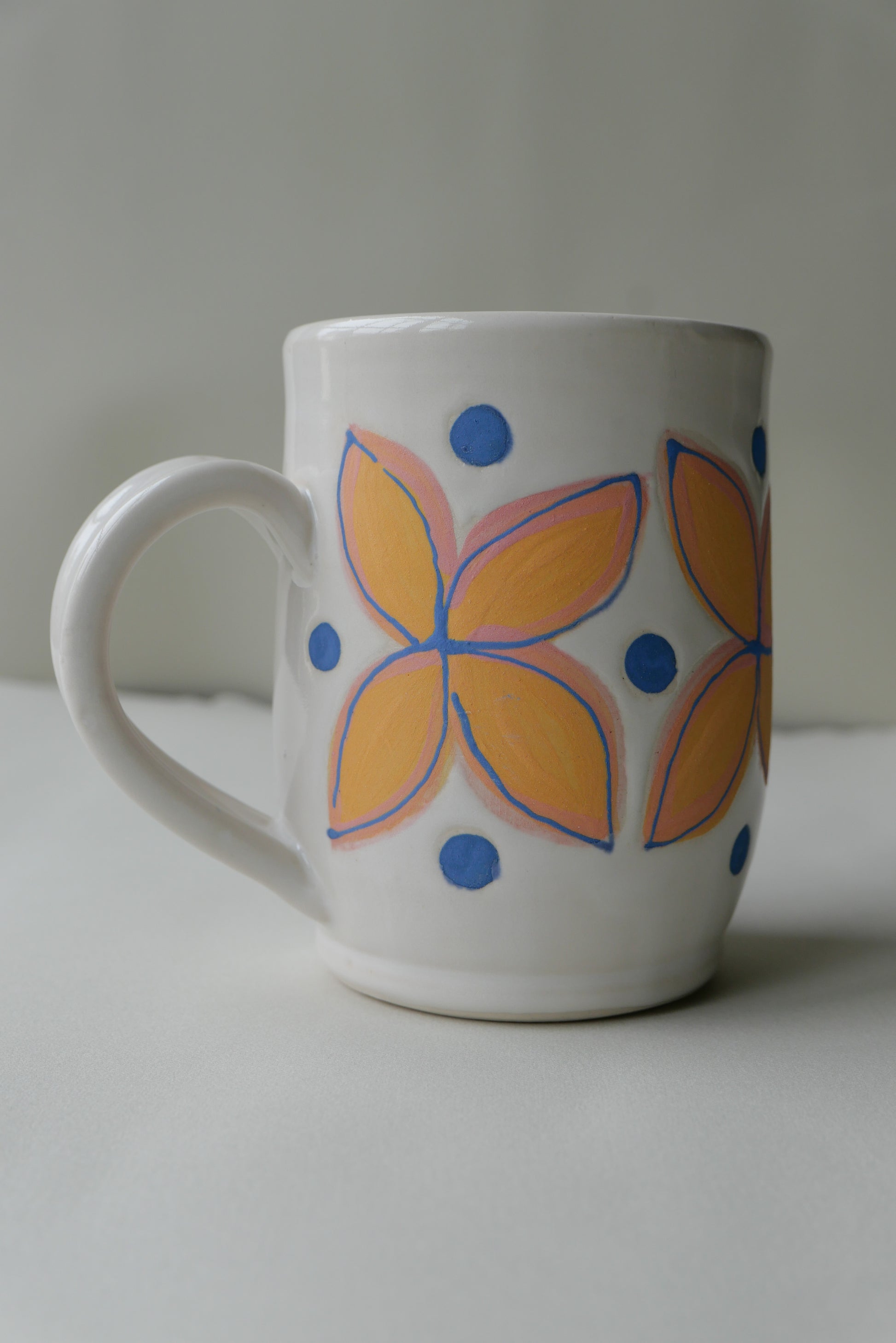 geometric floral mug no. 2