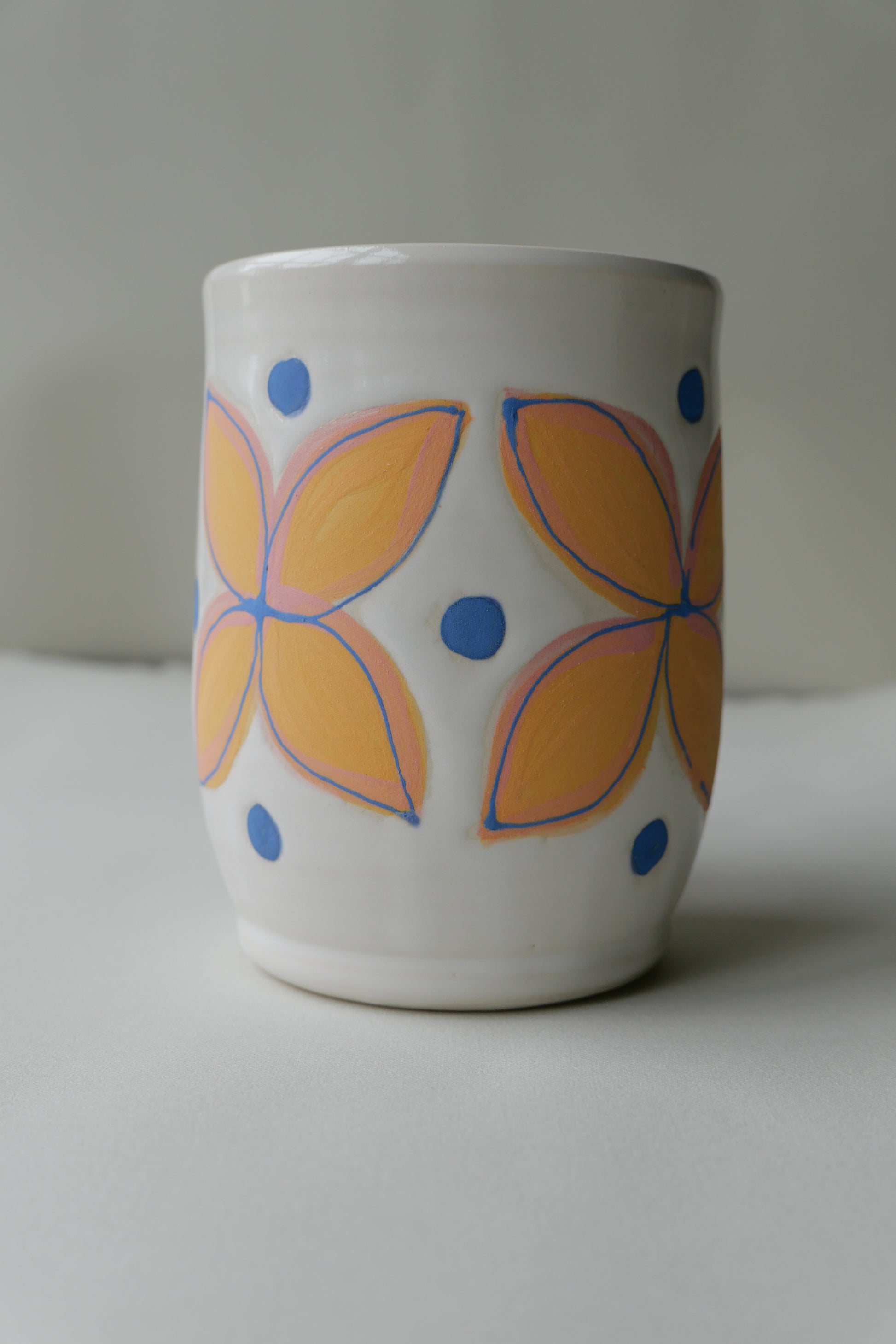 geometric floral mug no. 2