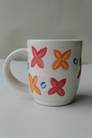 geometric floral mug no. 1