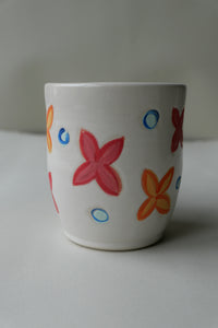 geometric floral mug no. 1