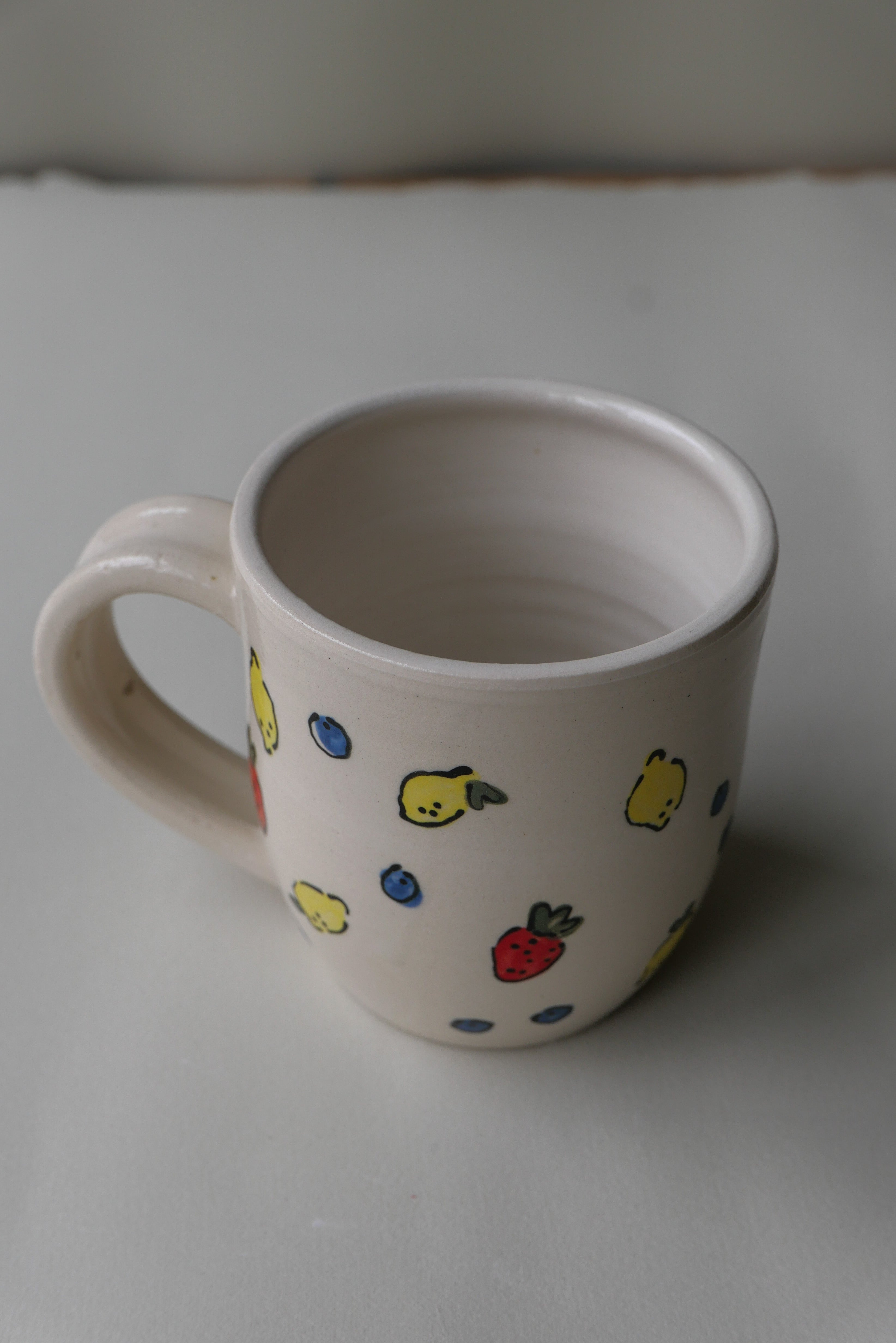 fruit themed mug