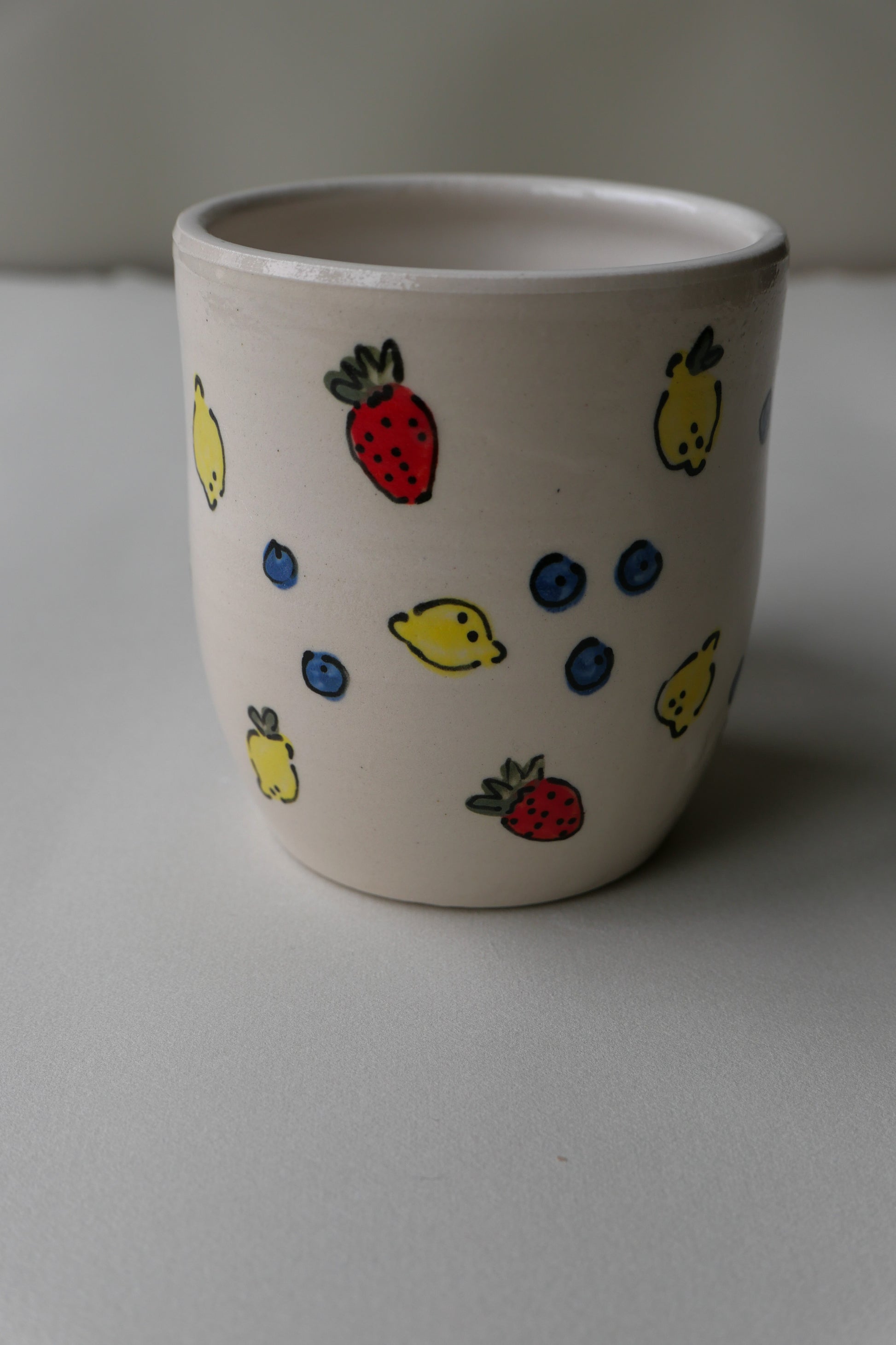 fruit themed mug