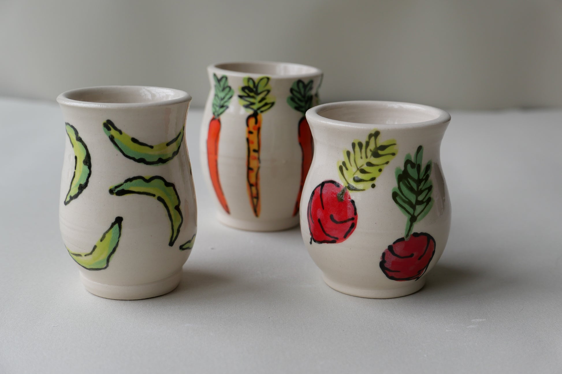 bud vase trio